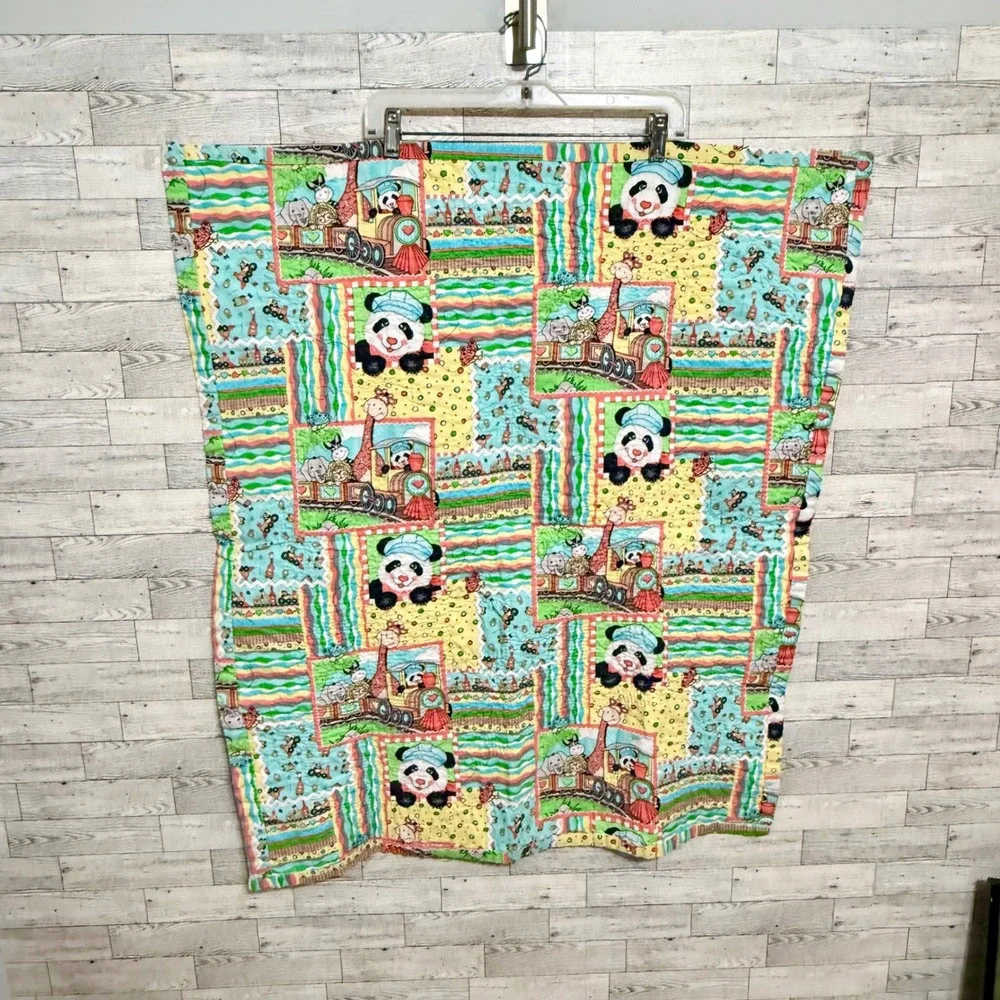 Handmade baby quilt